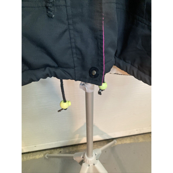 Vintage Women’s Fera Skiwear Snow Jacket Size 16 Neon Pink Blue Green Winter - Picture 8 of 16